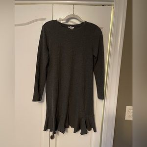 Grey cotton jersey dress